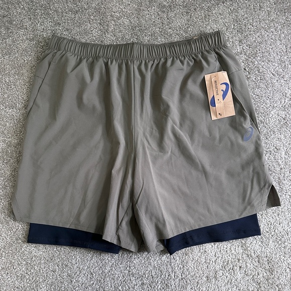 Asics Other - Asics Men's Tan and Black Shorts
